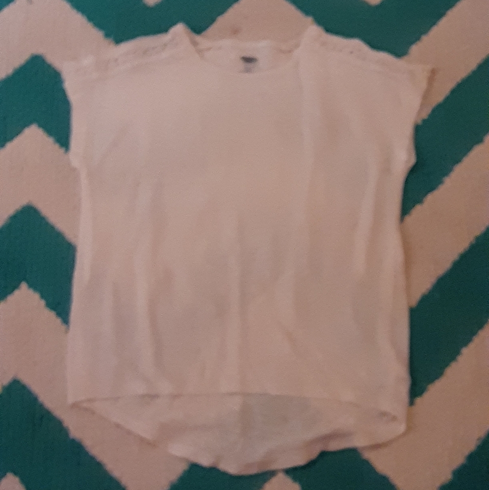 Little girls white shirt